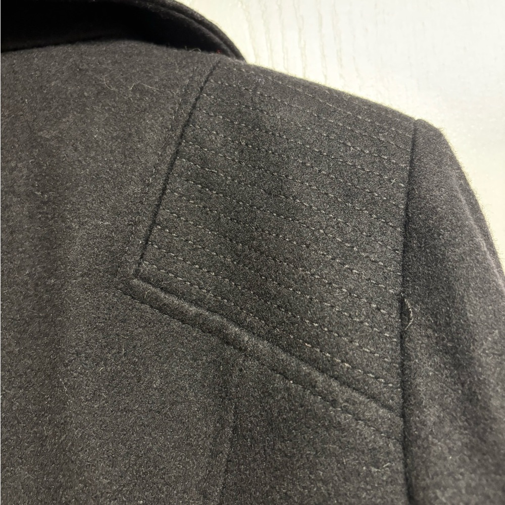 Michael Kors Black Trench Coat with‎ Gold Accents - Picture 8 of 16